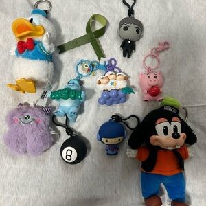 Disney / Target Keychains / Purse Charms Bundle